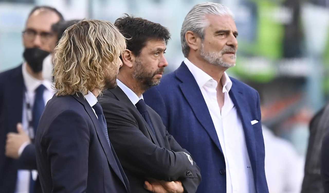 Andrea Agnelli, Pavel Nedved e Maurizio Arrivabene
