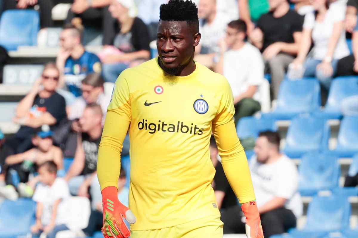 Onana via dall'Inter