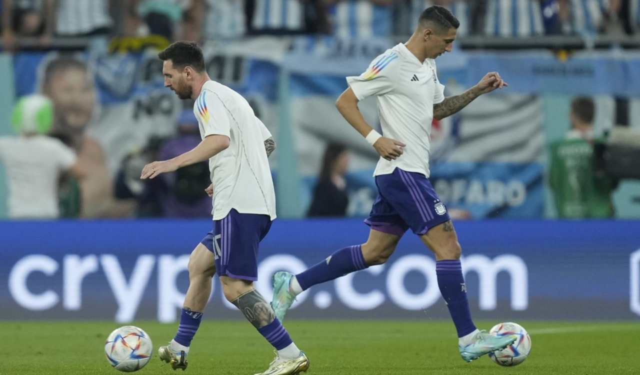 Angel Di Maria e Leo Messi 