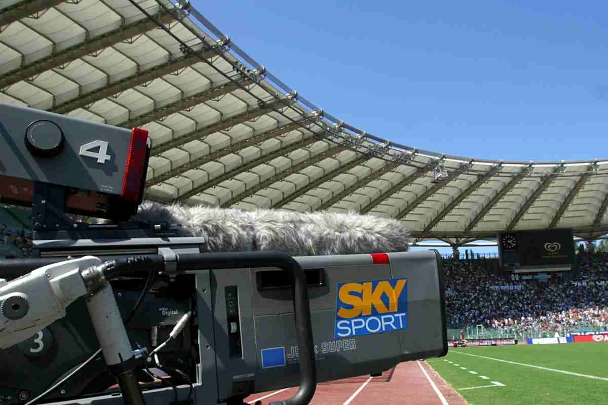 La telecamera di Sky Sport