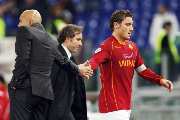 Spalletti e Francesco Totti