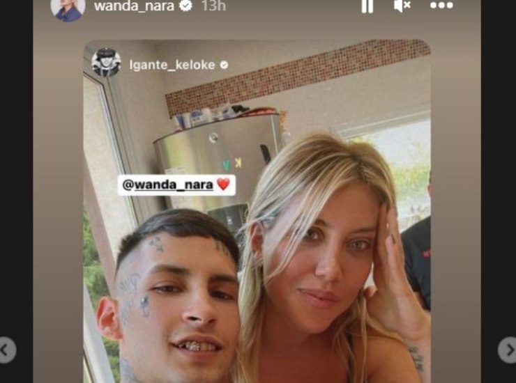 Wanda Nara e L-Gante