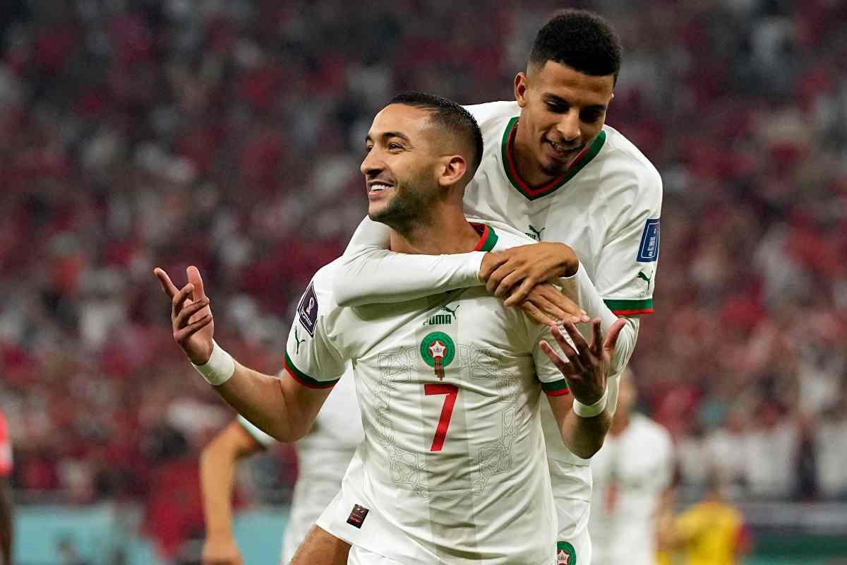 Hakim Ziyech e Azzedine Ounahi