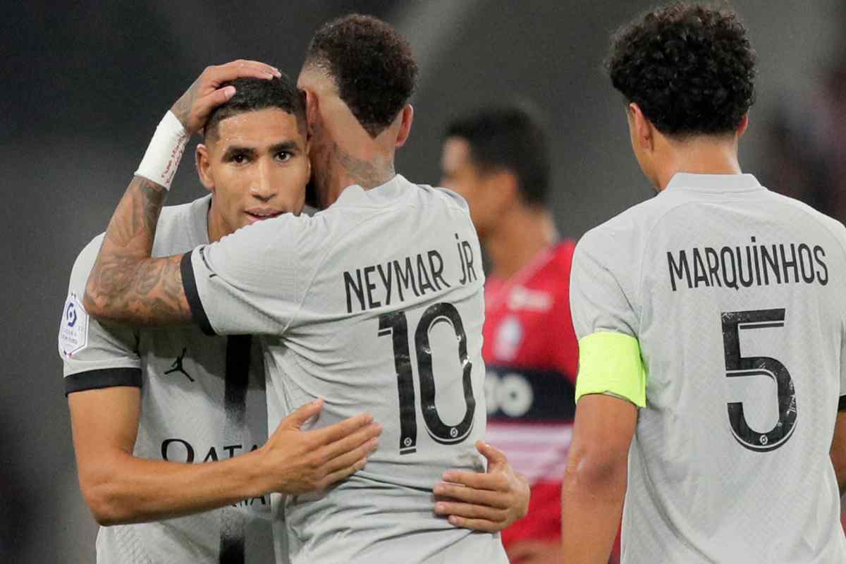 Hakimi, Marquinos, Neymar