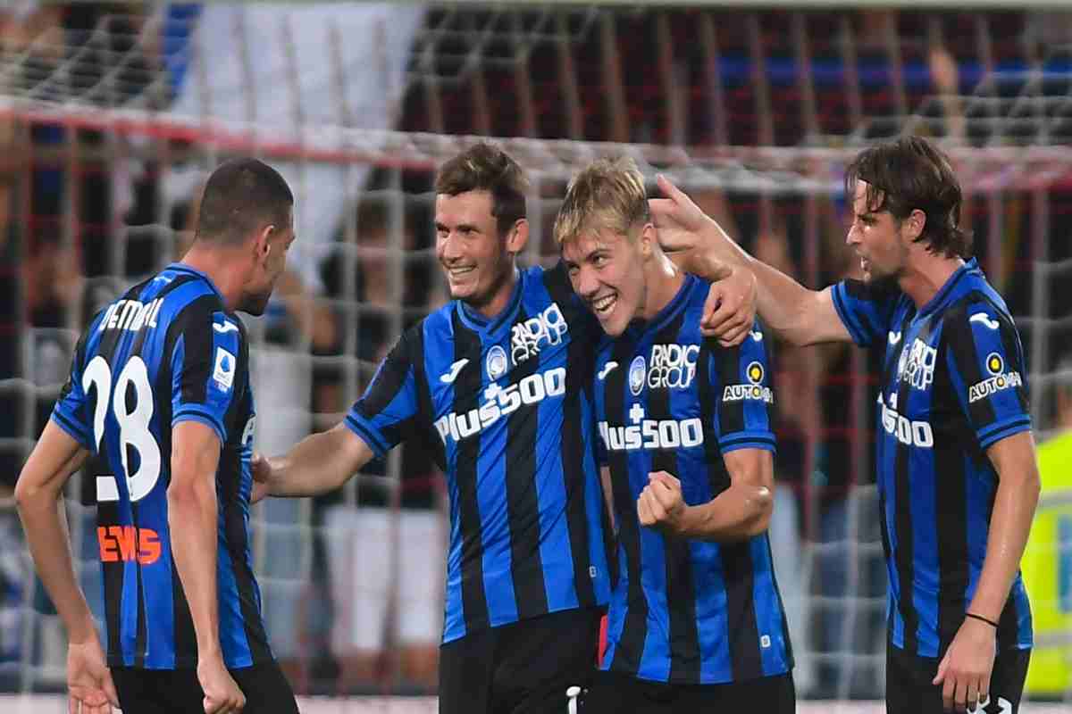 I calciatori dell'Atalanta