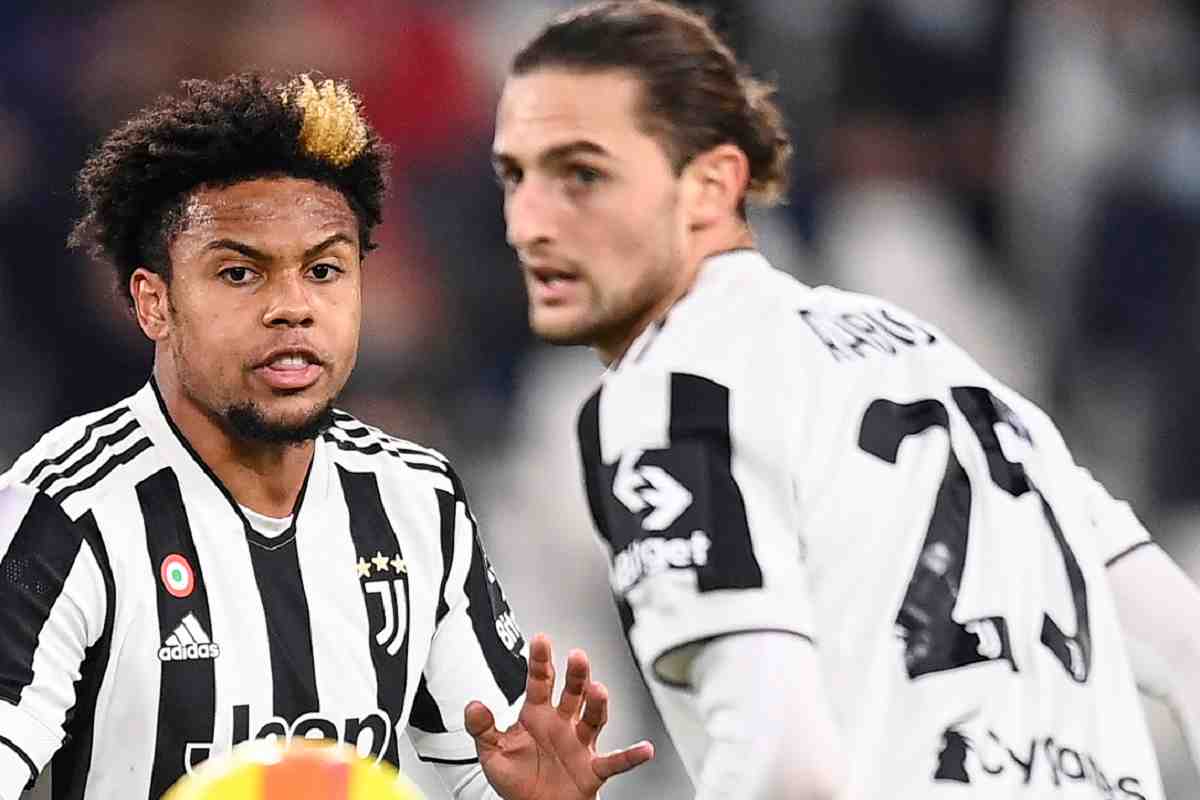 McKennie e Rabiot, potenziali cessioni della Juventus.