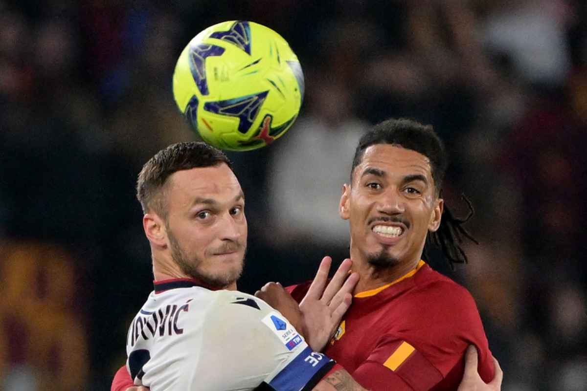 Arnautovic e Smalling - foto lapresse