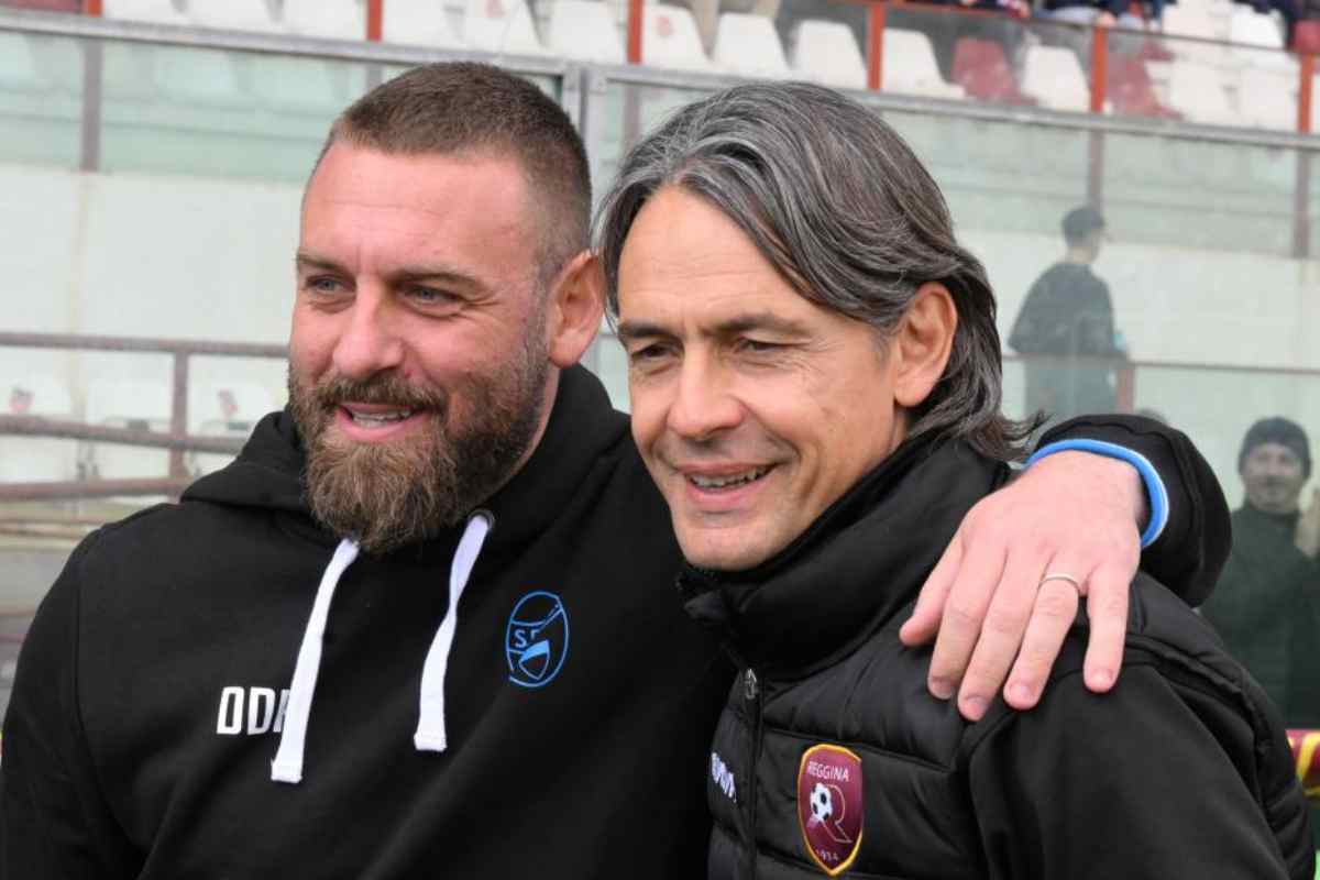 De Rossi e Inzaghi foto laPresse