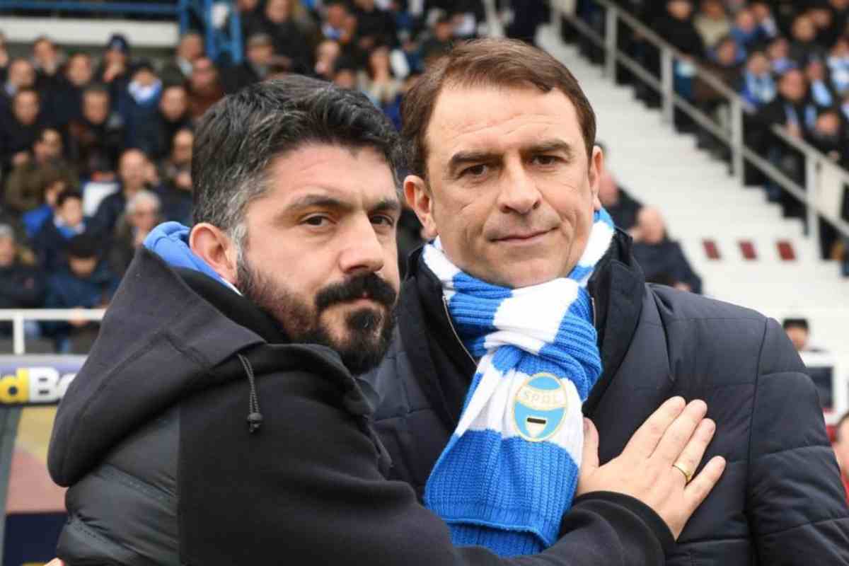 Gattuso e Semplici foto Lapresse