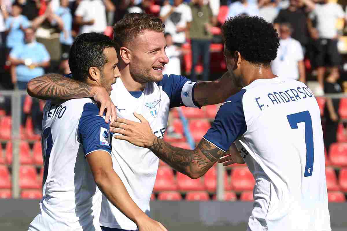 Immobile, Pedro e Anderson - foto lapresse