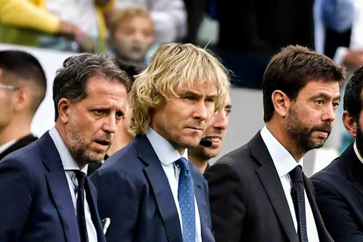 Paratici, Agnelli e Nedved - foto LaPresse