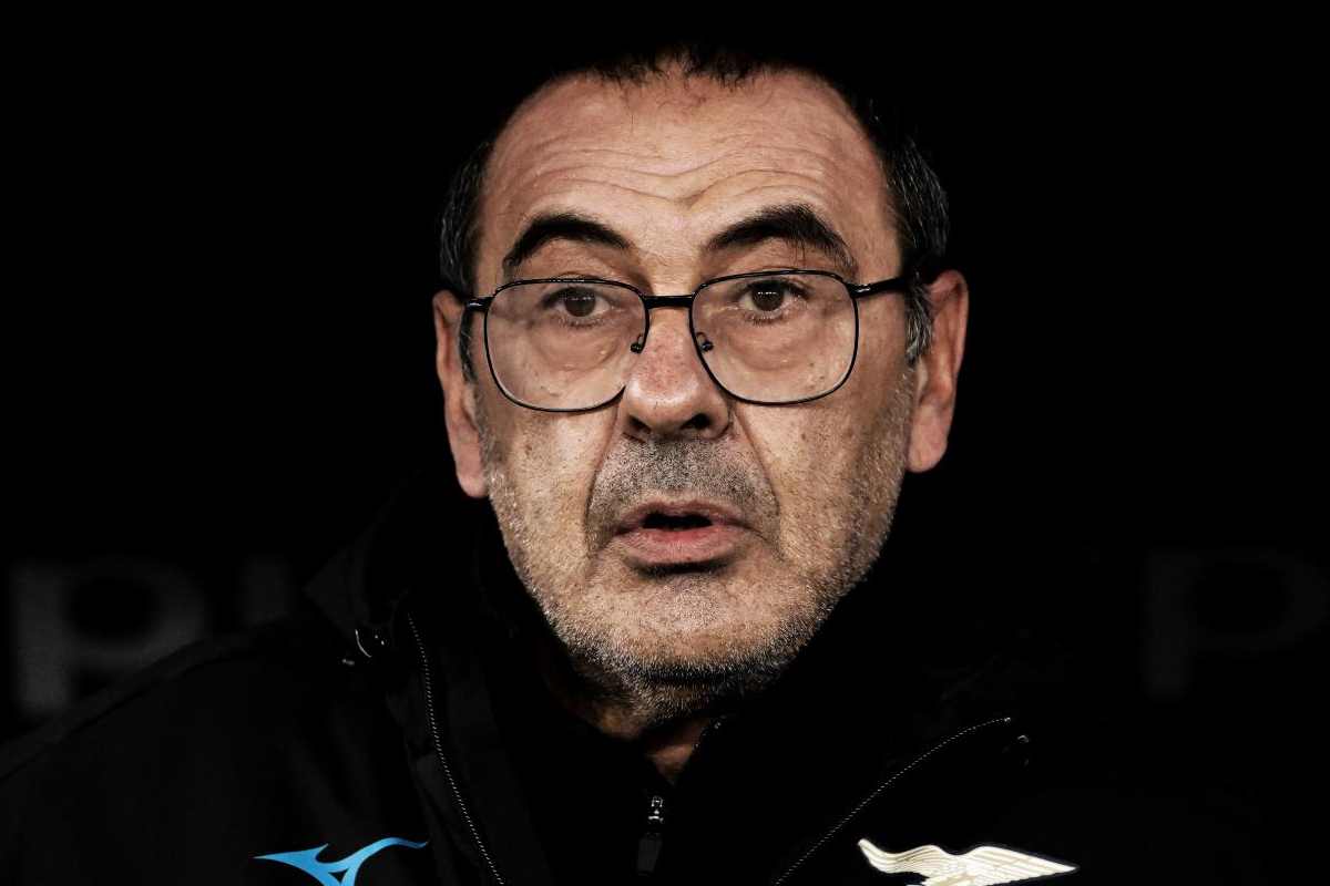 Sarri All lazio - foto lapresse