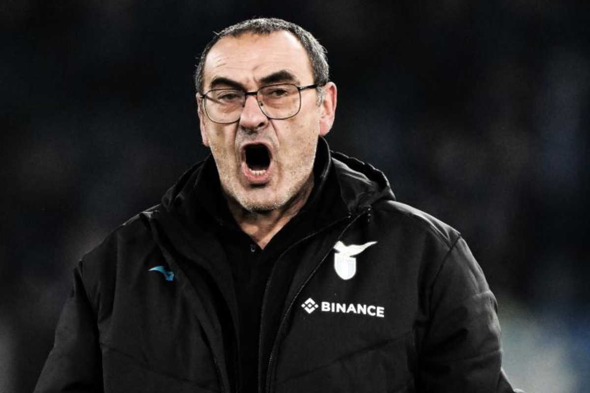 Sarri urla foto lapresse