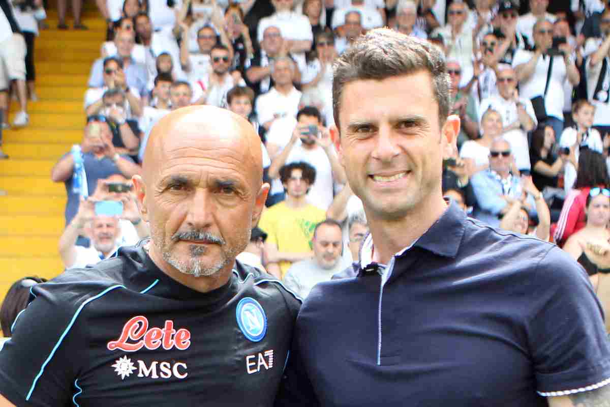 Spalletti e Thiago Motta - foto lapresse