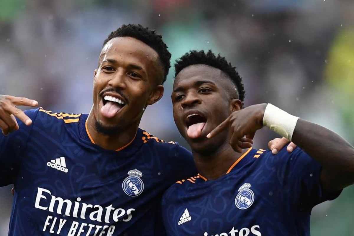 Vinicius e Militao - foto lapresse