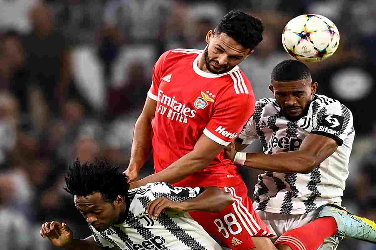 Juventus e Benfica, rivali in Champions. 