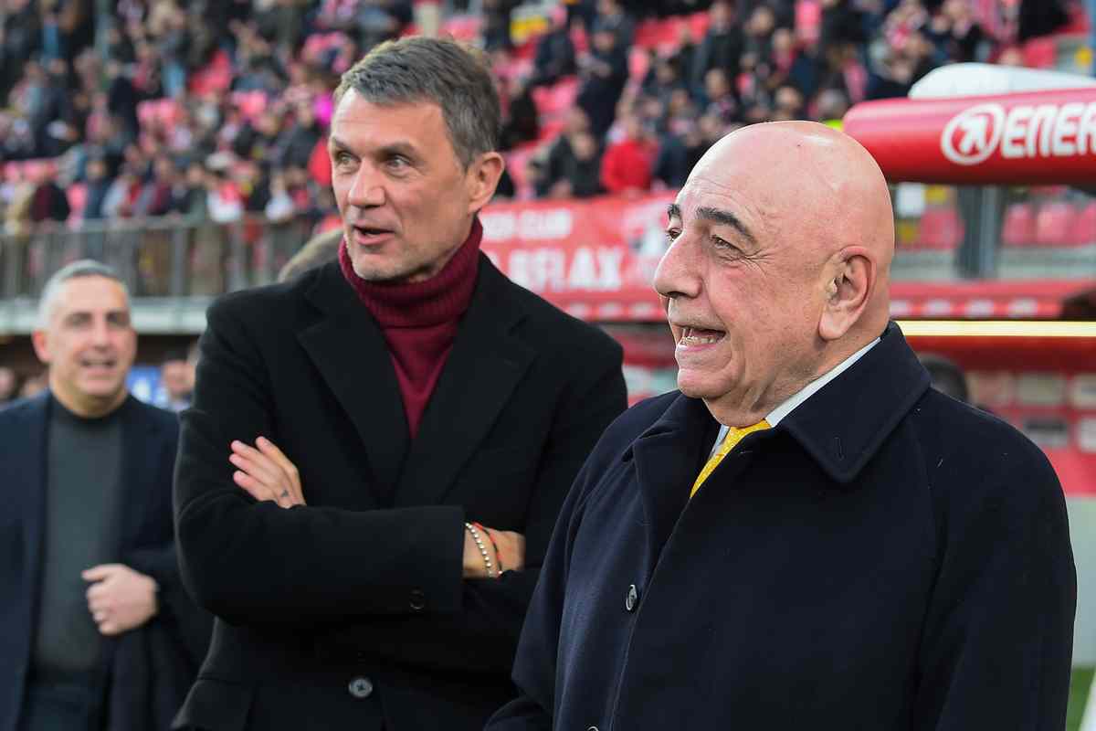 Maldini e Galliani foto lapresse