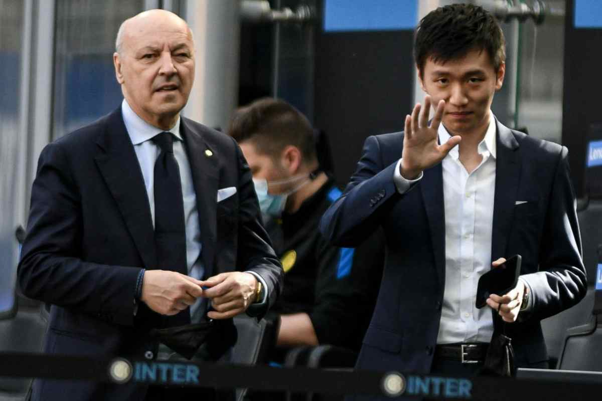 Marotta e Zhang, freschi vincitori della Suoercoppa.