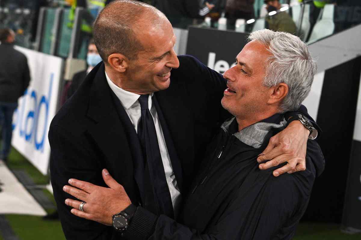 Allegri Mourinho Roma Conte