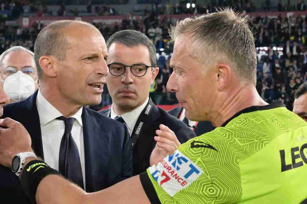 Arbitro Juventus espulsioni Serie A
