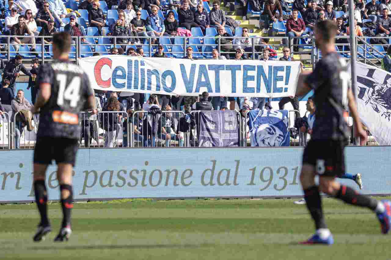 Brescia contestazione contro Cellino