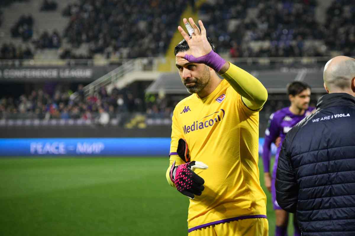 Fiorentina infortunio Salvatore Sirigu - CalcioNow.it