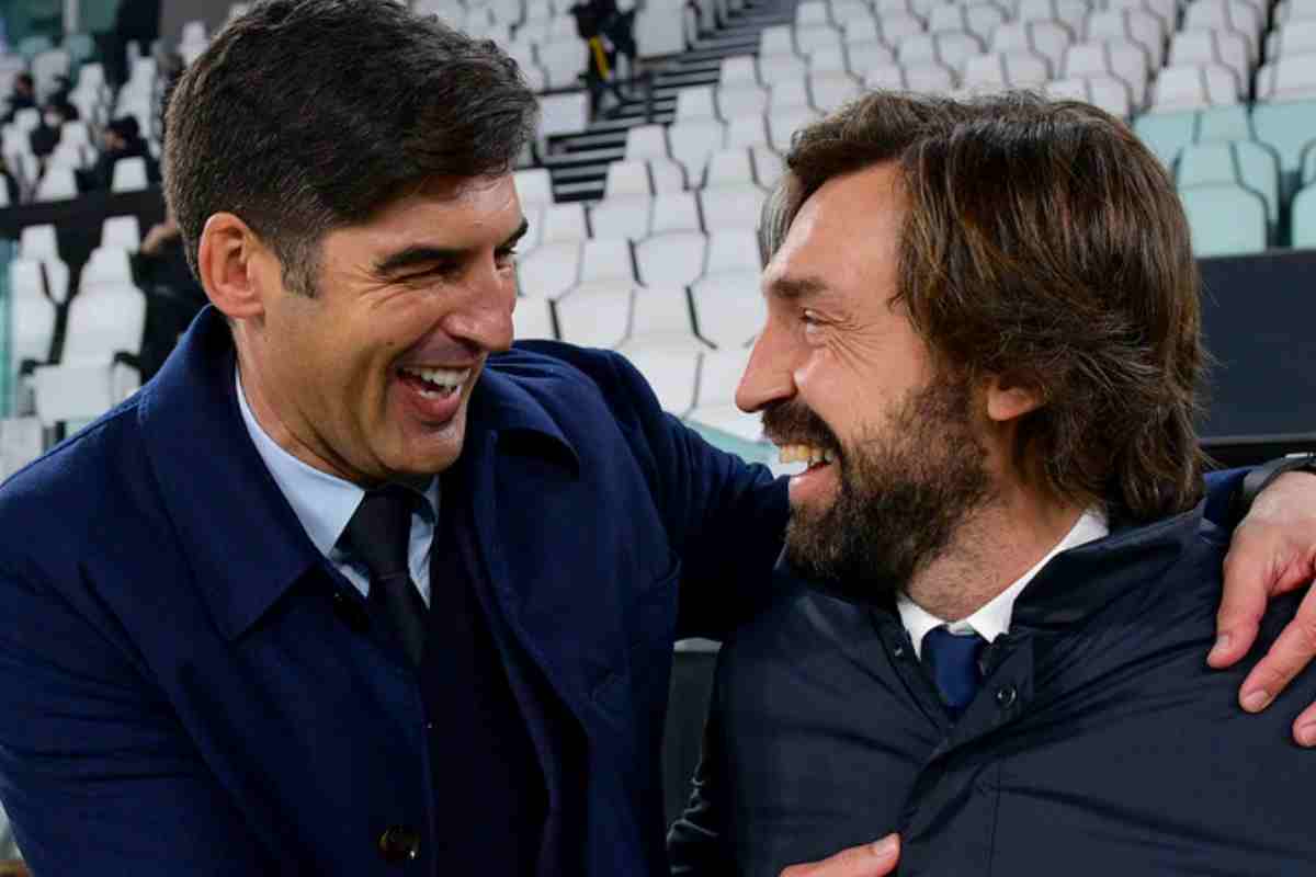 Fonseca e Pirlo - foto lapresse