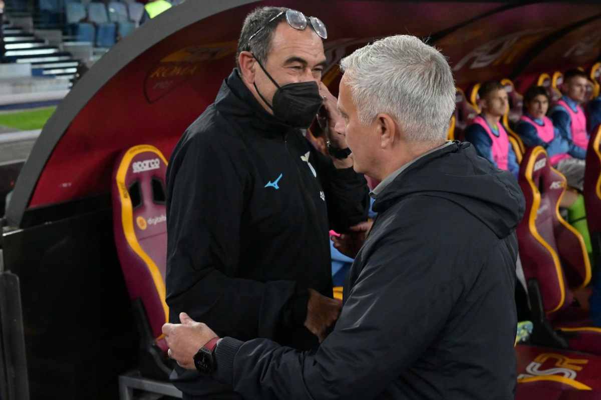 Formazioni Lazio Roma Sarri Mourinho