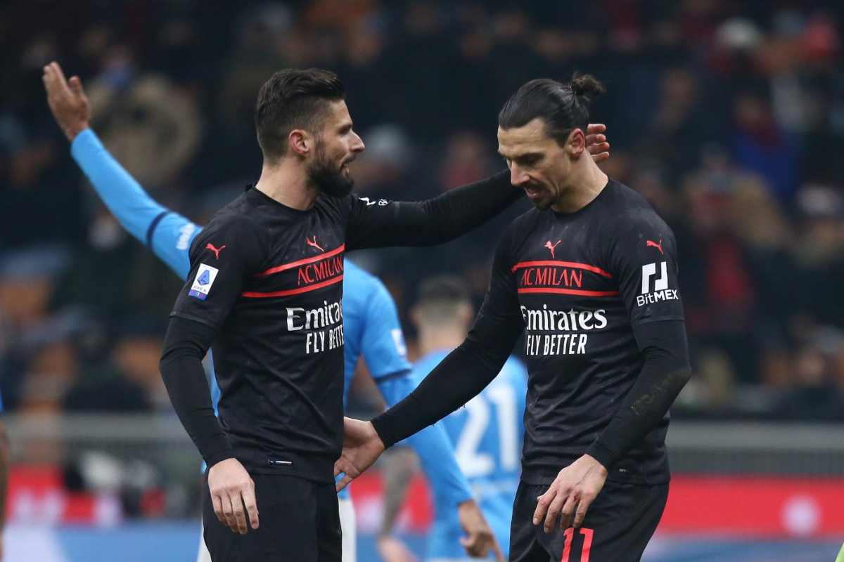 Giroud e Ibrahimovic - CalcioNow.it