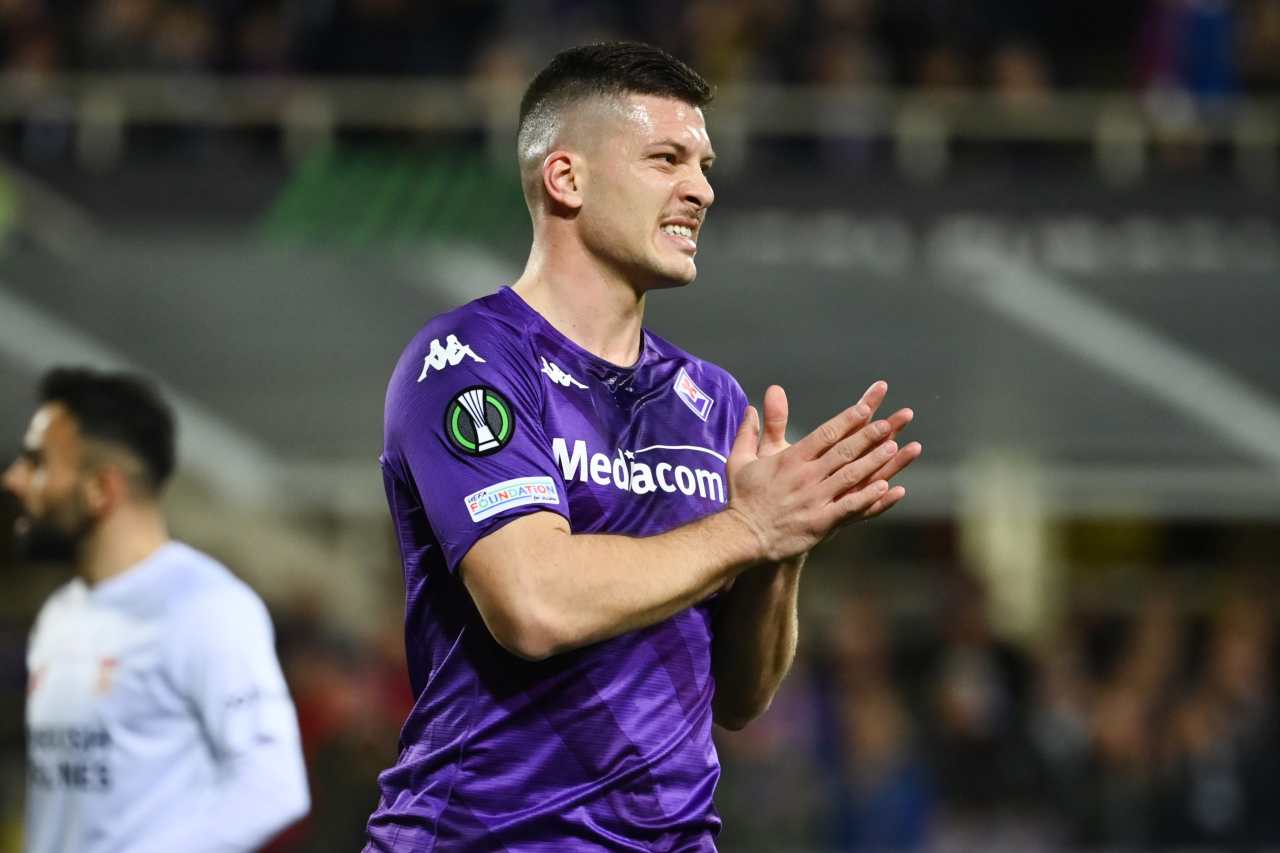 Infortunio Fiorentina Jovic