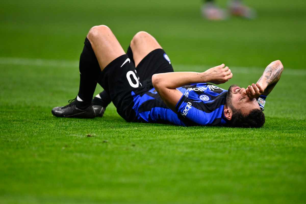 Inter infortunio Calhanoglu - CalcioNow.it