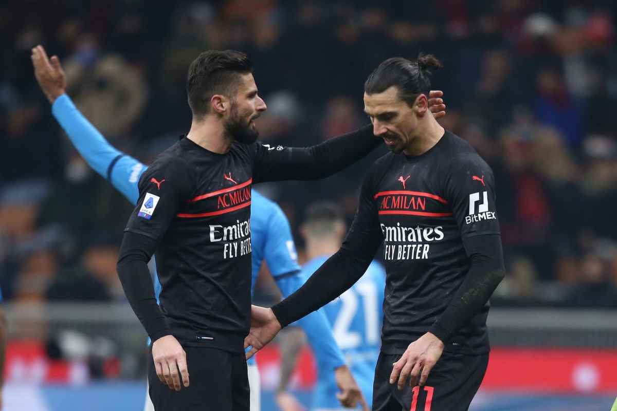 Milan Ibrahimovic e Giroud - CalcioNow.it