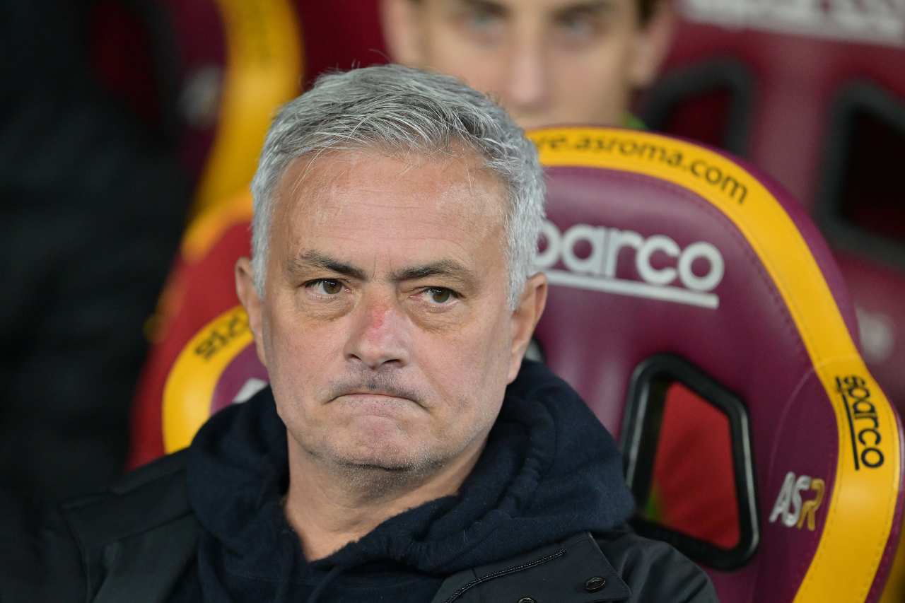 Mourinho post partita Roma