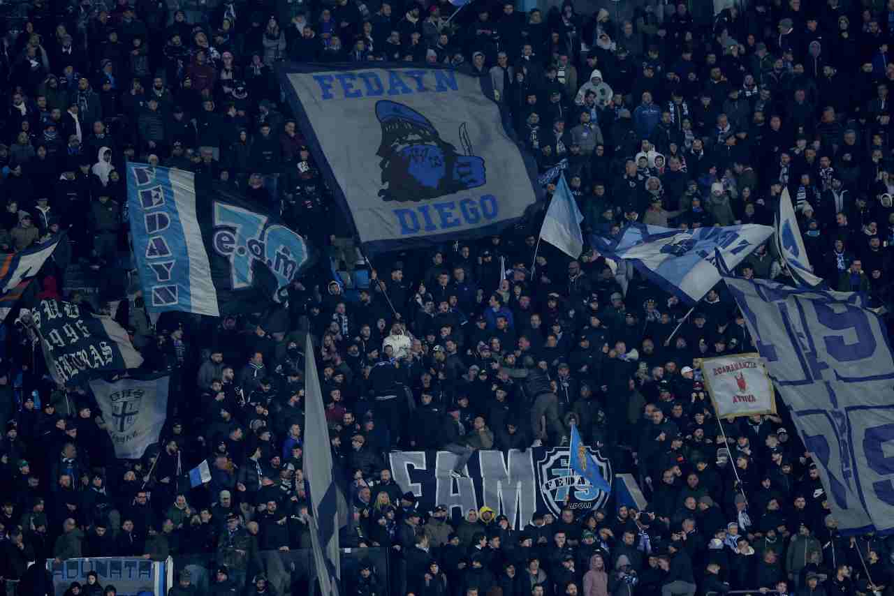 Napoli Eintracht tifosi