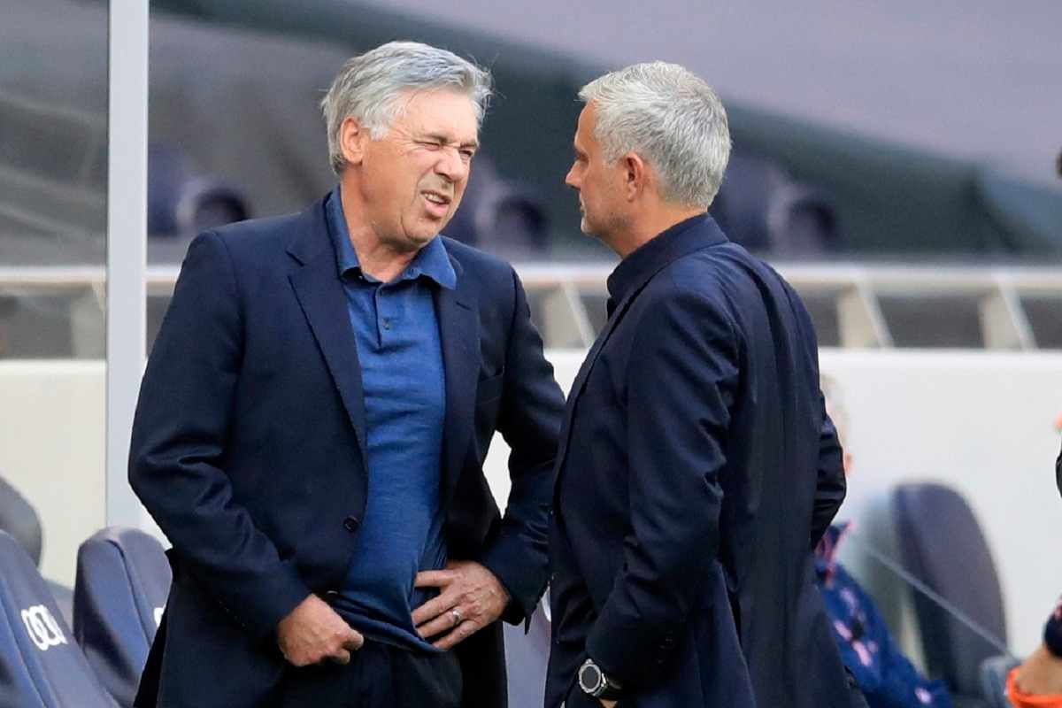 Ancelotti e Mourinho. 