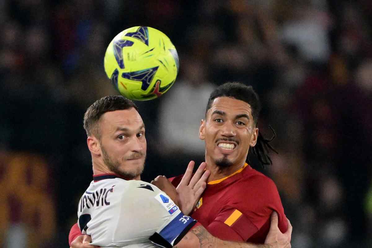 Arnautovic e Smalling - foto lapresse