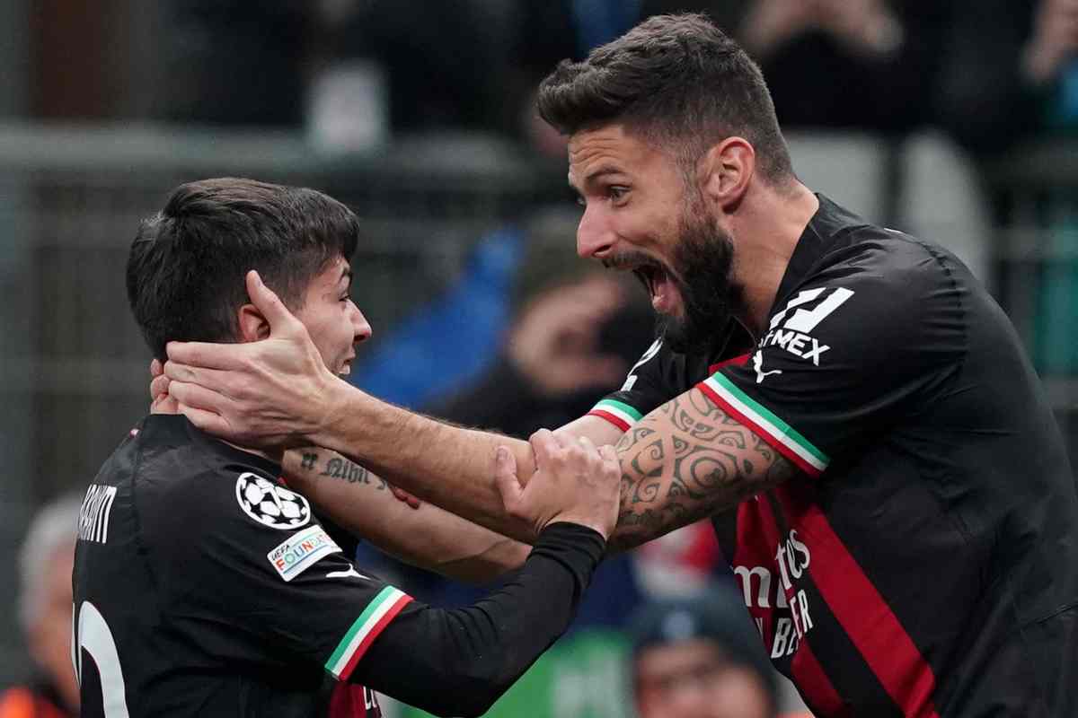 Brahim Dioaz e Olivier Giroud: a Londra ci saranno.