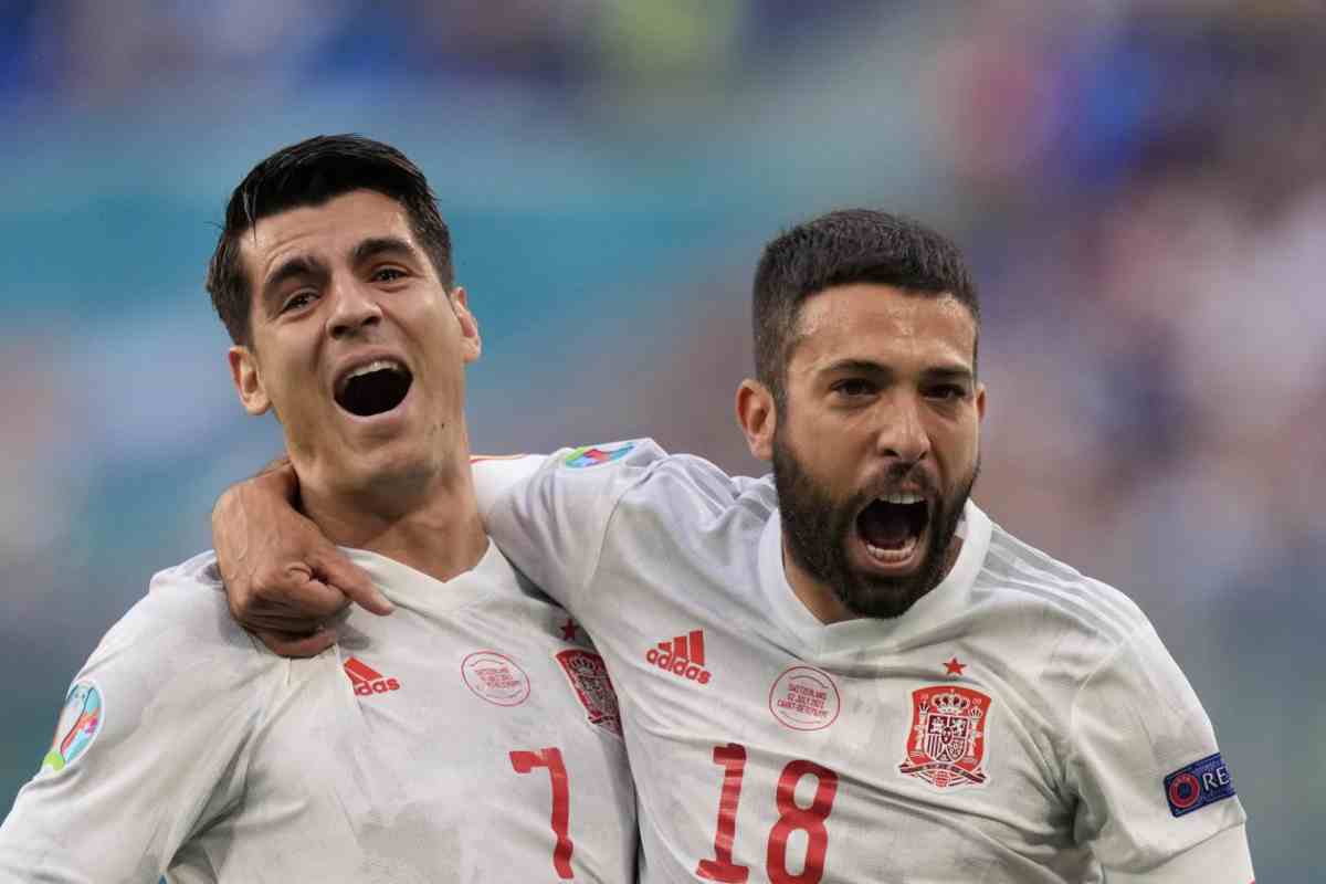 Alvaro Morata e Jordi Alba. 