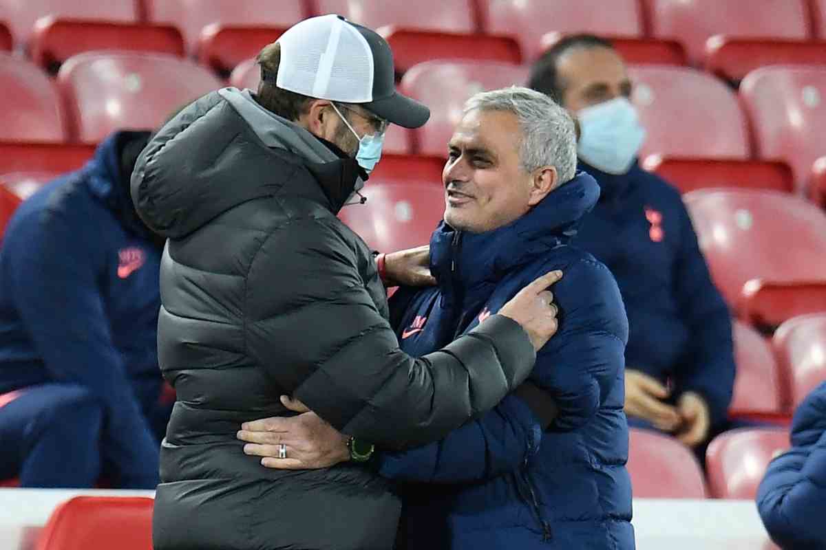 mourinho e klopp - foto lapresse