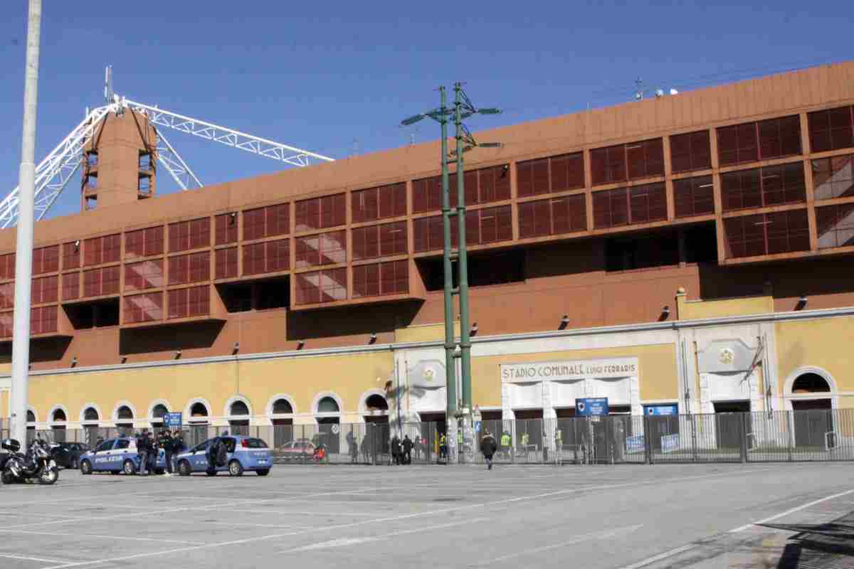 Stadio Marassi, ospita Sampdoria e Genoa. 