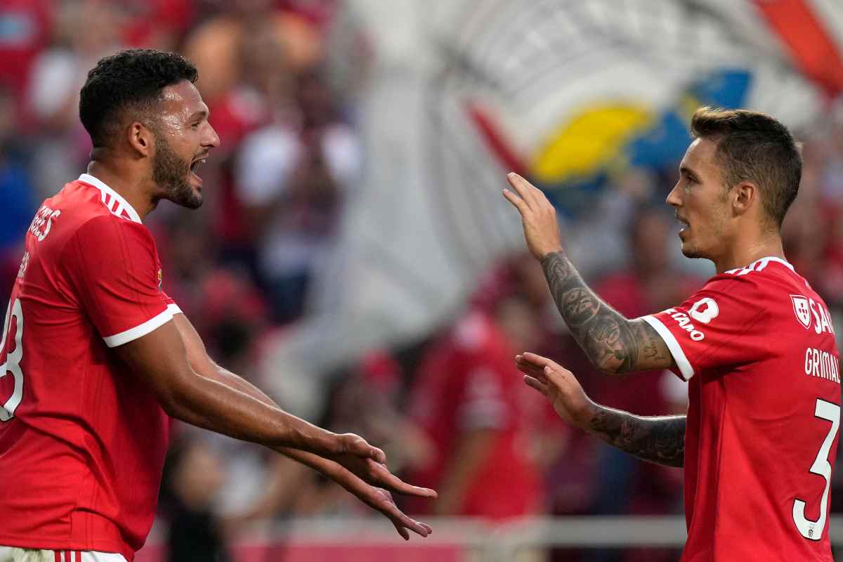 Benfica Inter infortunio