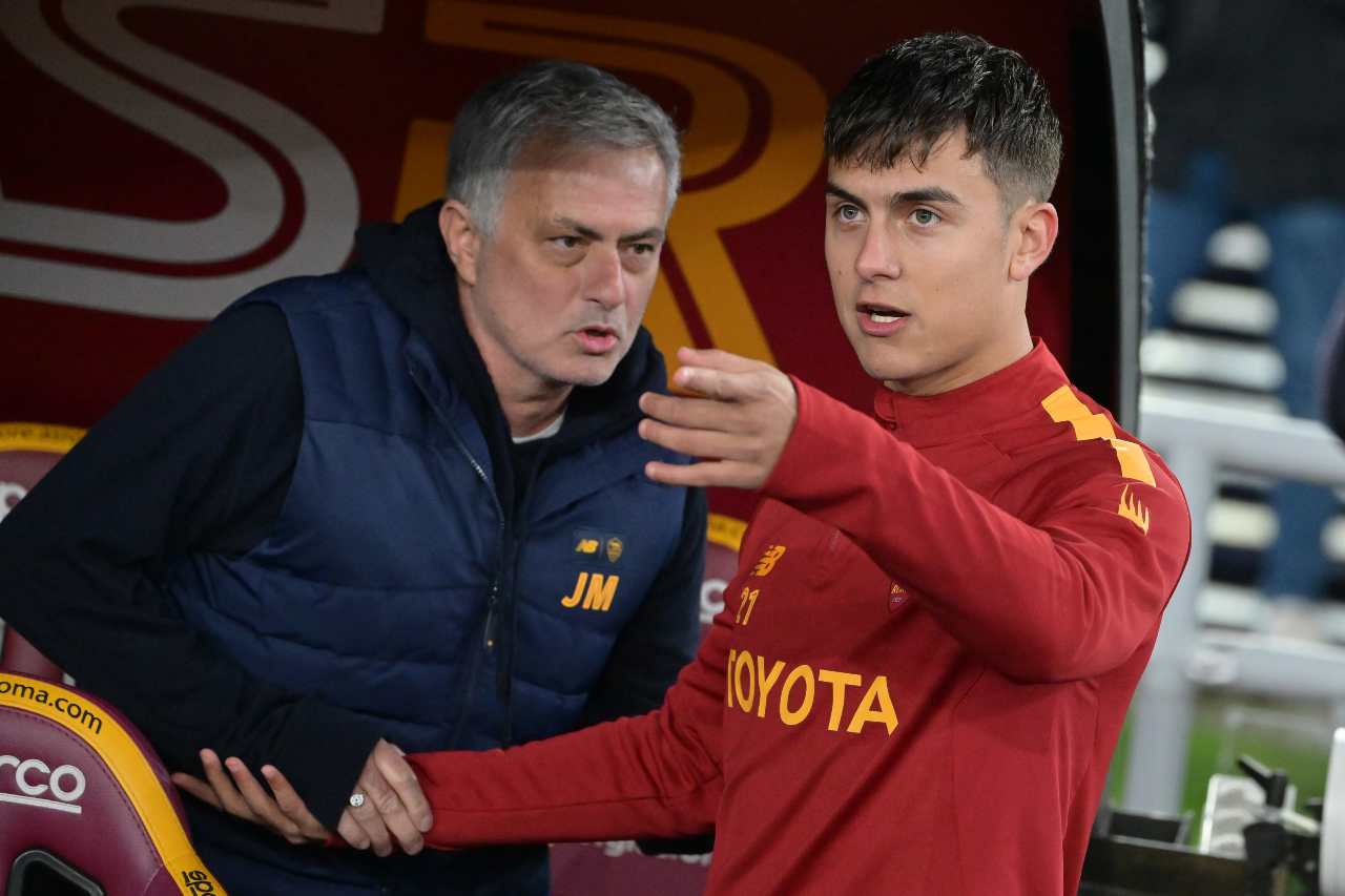 Dybala Mourinho Roma (LaPresse) - Calcionow