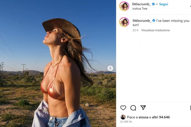 Elisabetta Canalis solo reggiseno scollatura