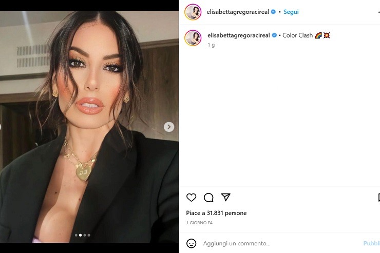 Elisabetta Gregoraci, scollatura illegale: che scatto