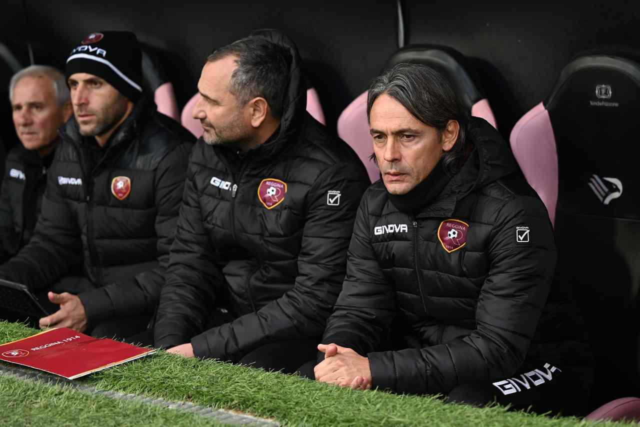 Filippo Inzaghi ed il suo staff alla Reggina (LaPresse) - Calcionow
