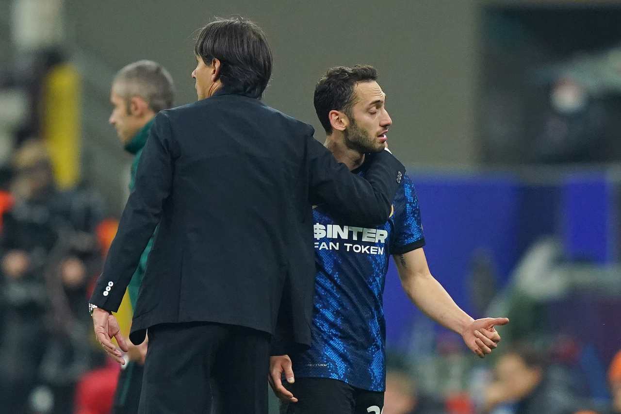 Inter infortunio Calhanoglu (LaPresse) - Calcionow