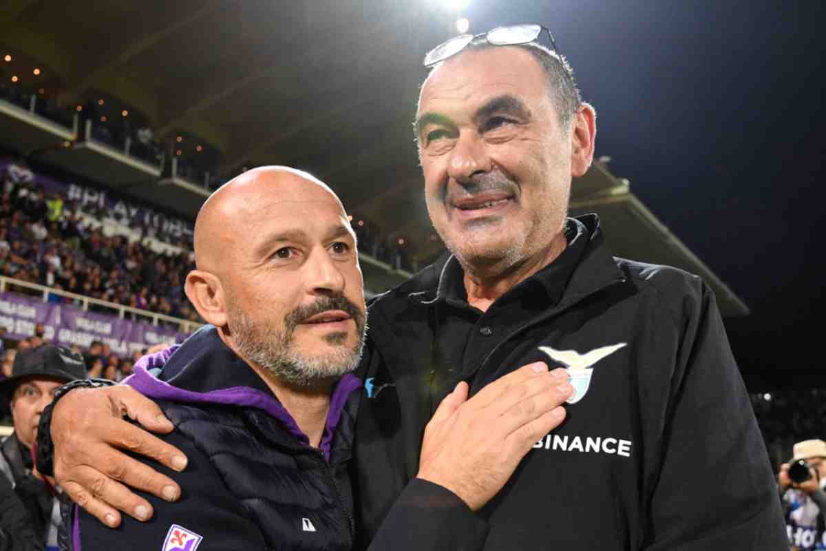 Italiano e Sarri - foto lapresse