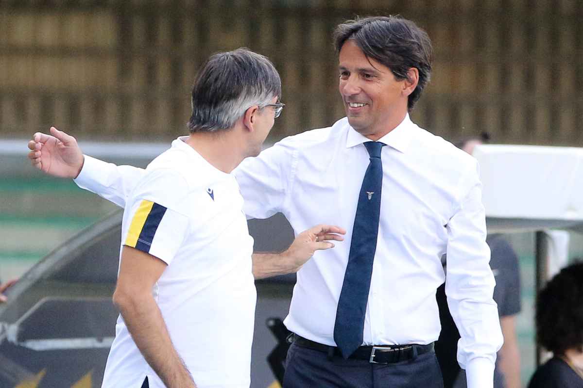 Ivan Juric e Simone Inzaghi prima della partita (LaPresse) - Calcionow.it