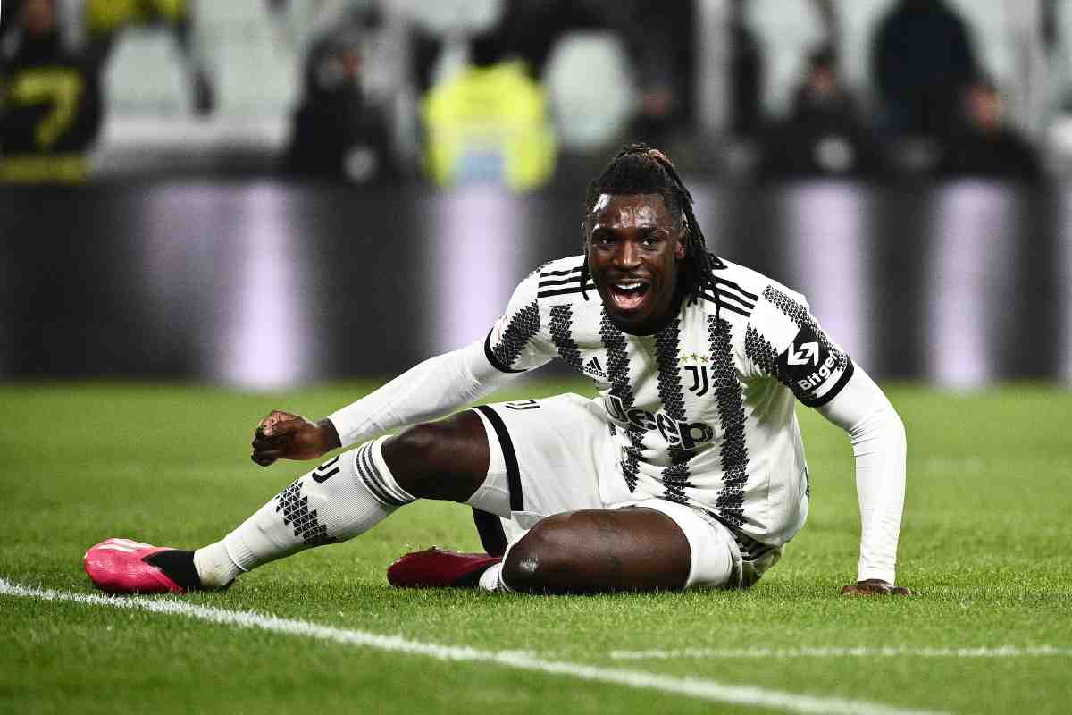 Juventus infortunio Kean (LaPresse) - calcionow.it