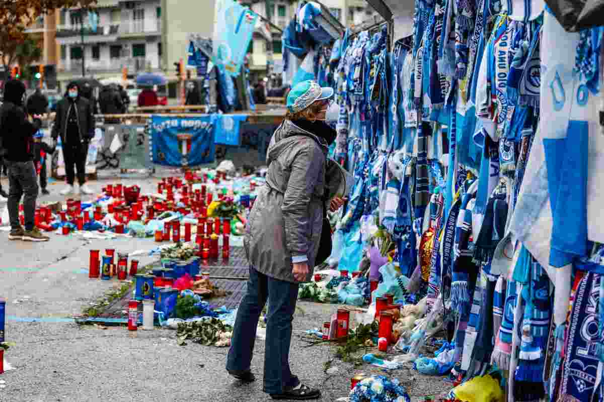 Lutto Napoli Federico Salvatore (LaPresse) - calcionow.it